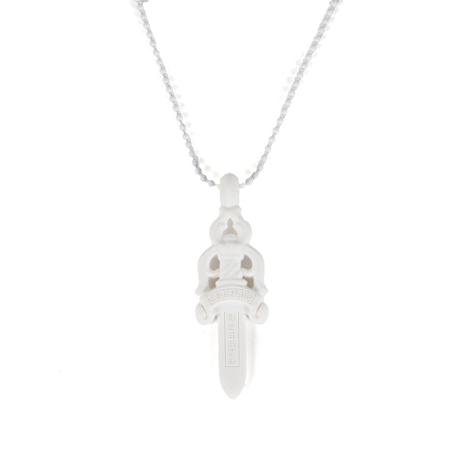 美品】CHROME HEARTS クロムハーツ | ラージ ダガー ラバー ネックレス 