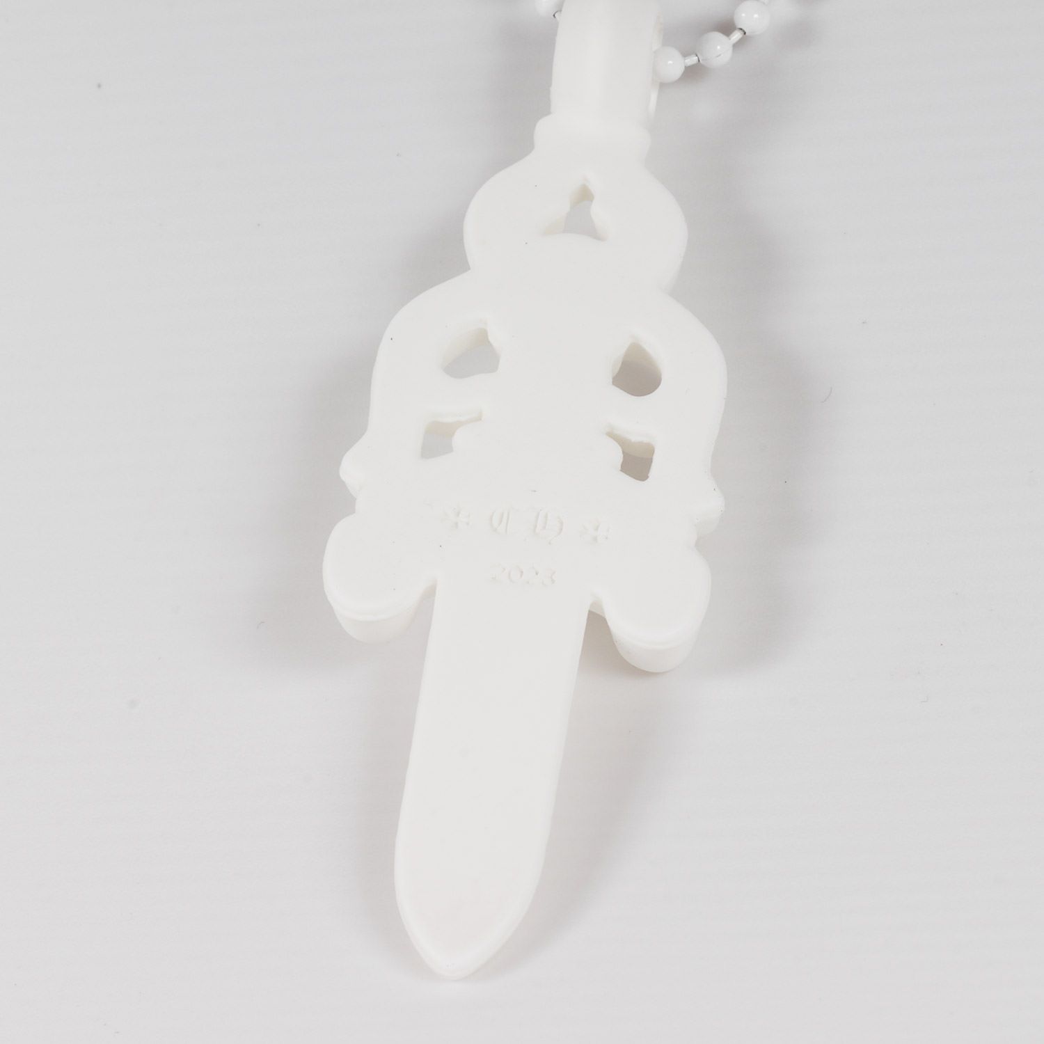 美品】CHROME HEARTS クロムハーツ | ラージ ダガー ラバー ネックレス 