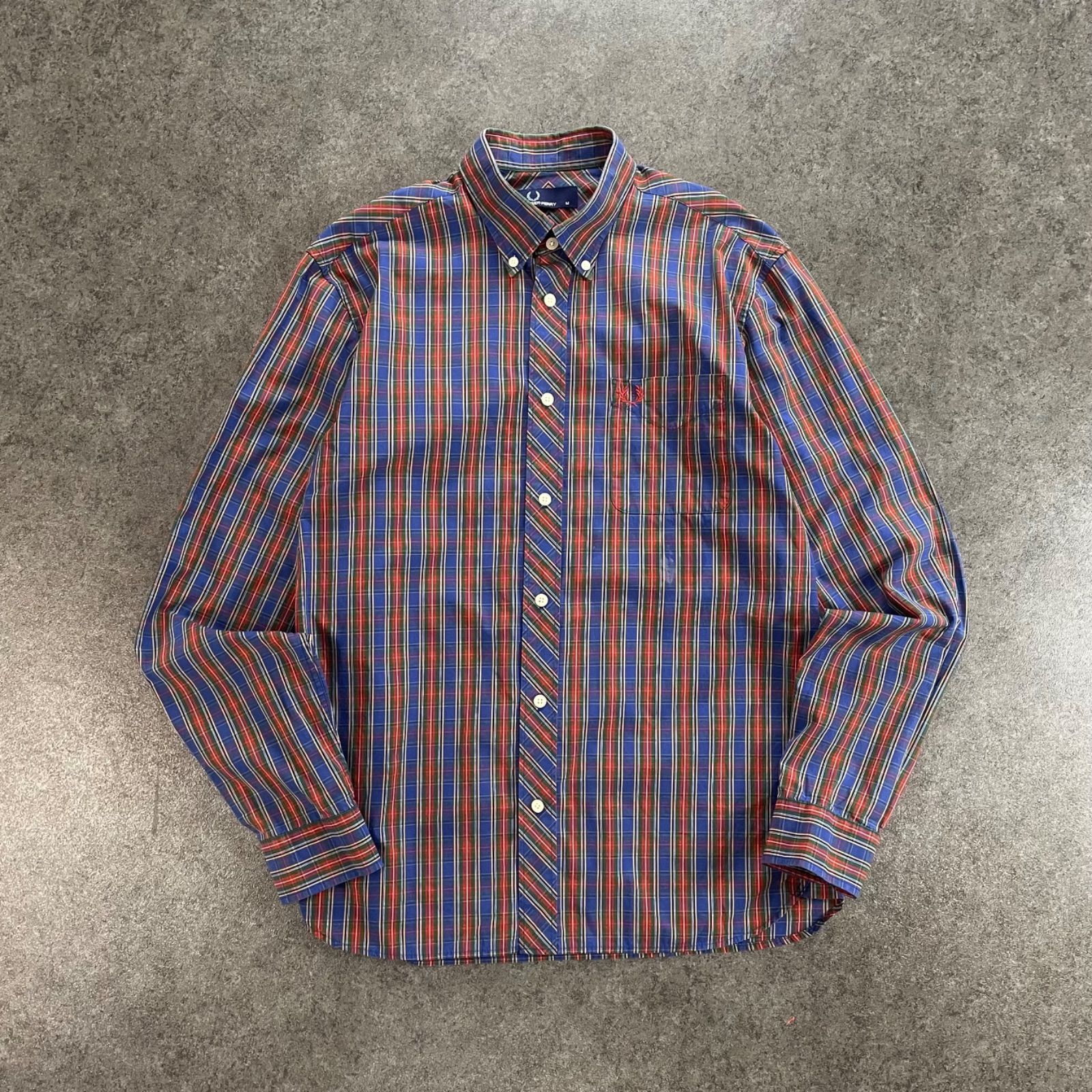 FRED PERRY L/S BD Shirt フレッドペリー ヒットユニオン製 長袖シャツ 