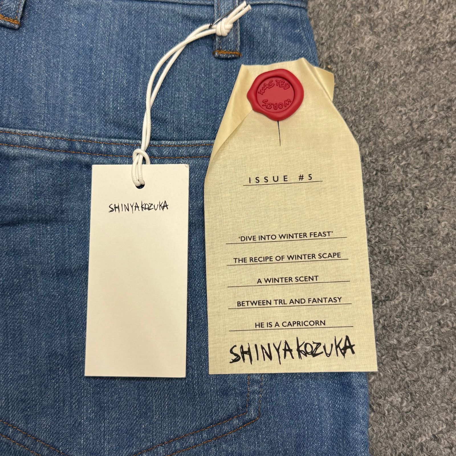 参考上代59400円 未使用 SHINYAKOZUKA 24AW Hi BAGGY バギーデニム 