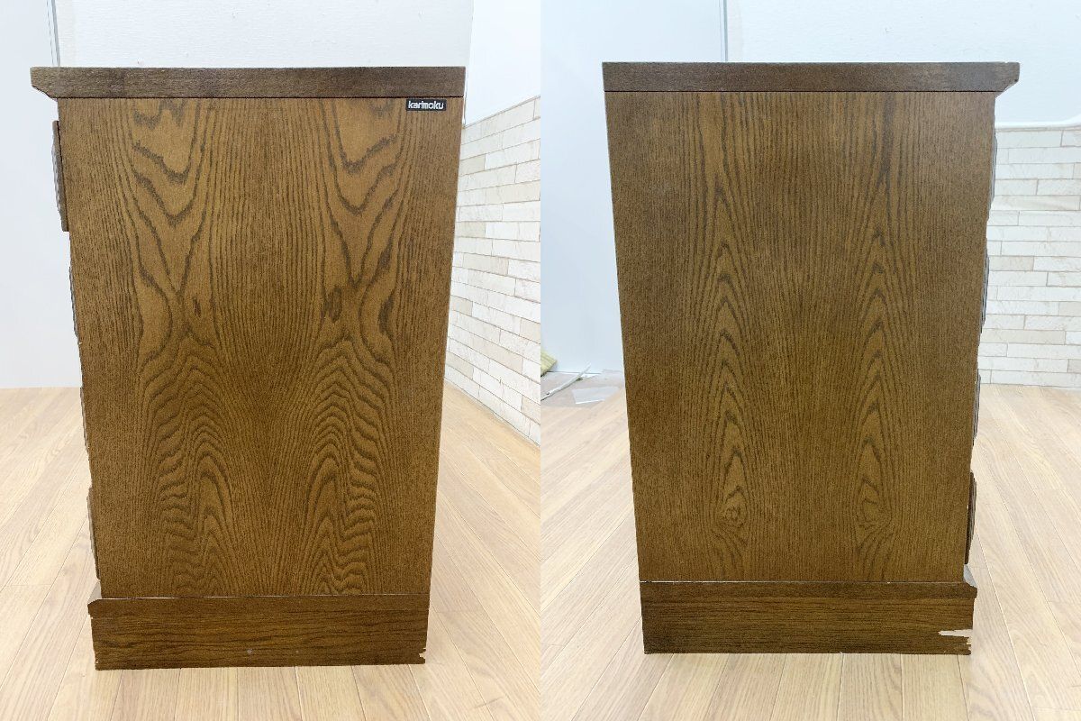 ◇カリモク Karimoku コロニアル 4段チェスト QC1904 洋服箪笥 収納