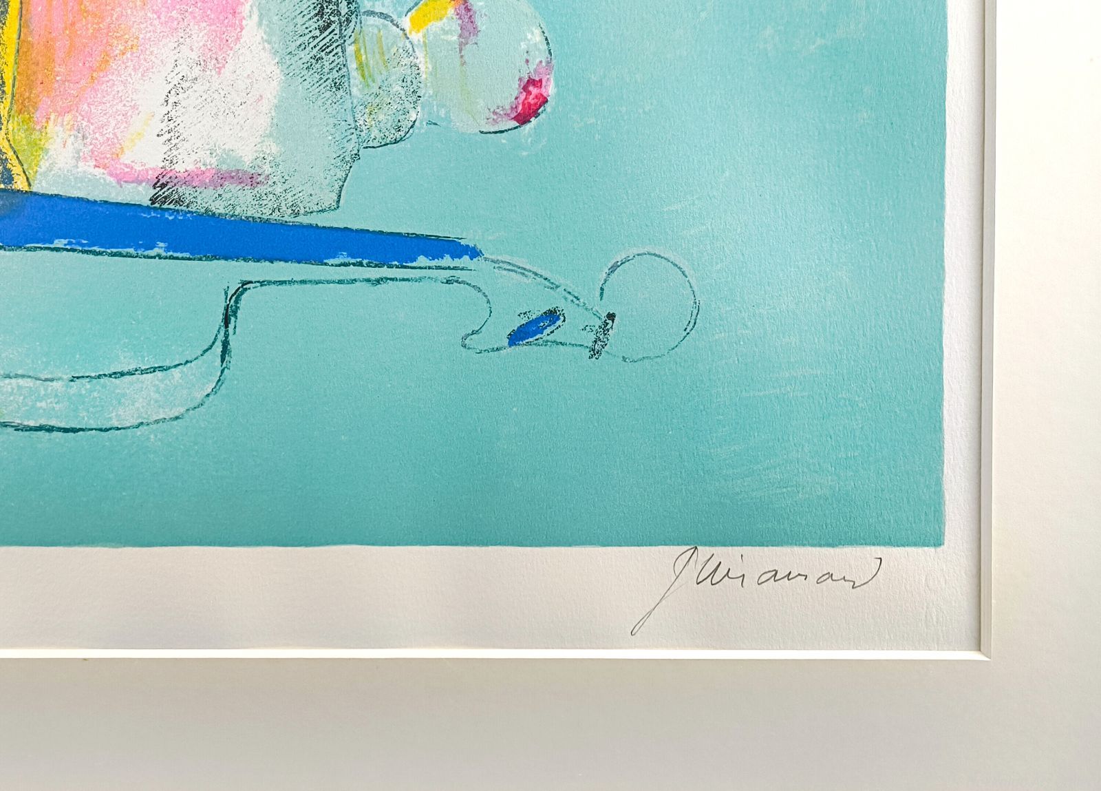 ポール・ギヤマン 「花とヴァイオリン」 リトグラフ 版画 絵画 - メルカリ