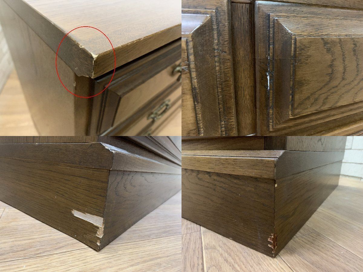◇カリモク Karimoku コロニアル 4段チェスト QC1904 洋服箪笥 収納
