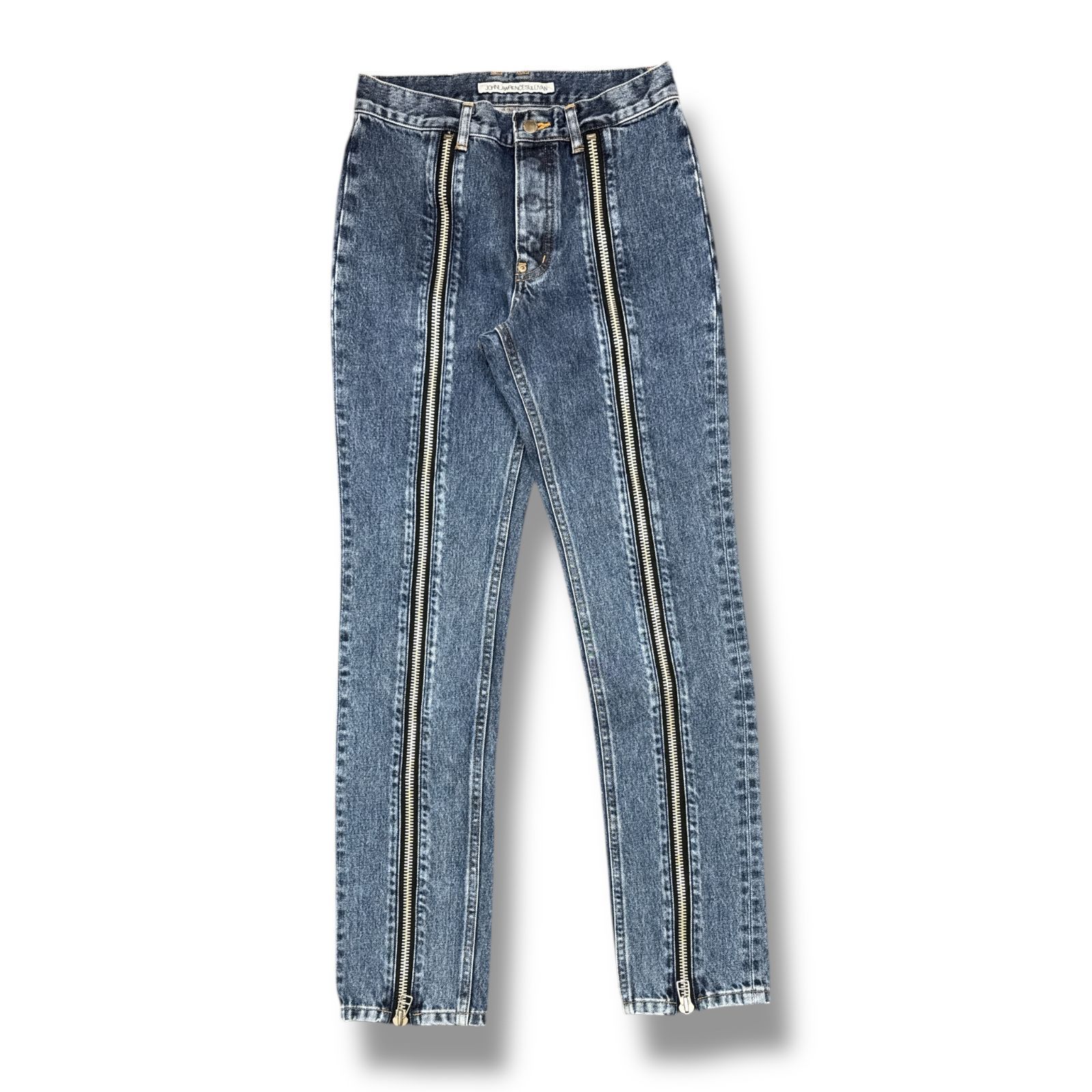 未使用 JOHN LAWRENCE SULLIVAN 24AW Womens washed denim zipped 