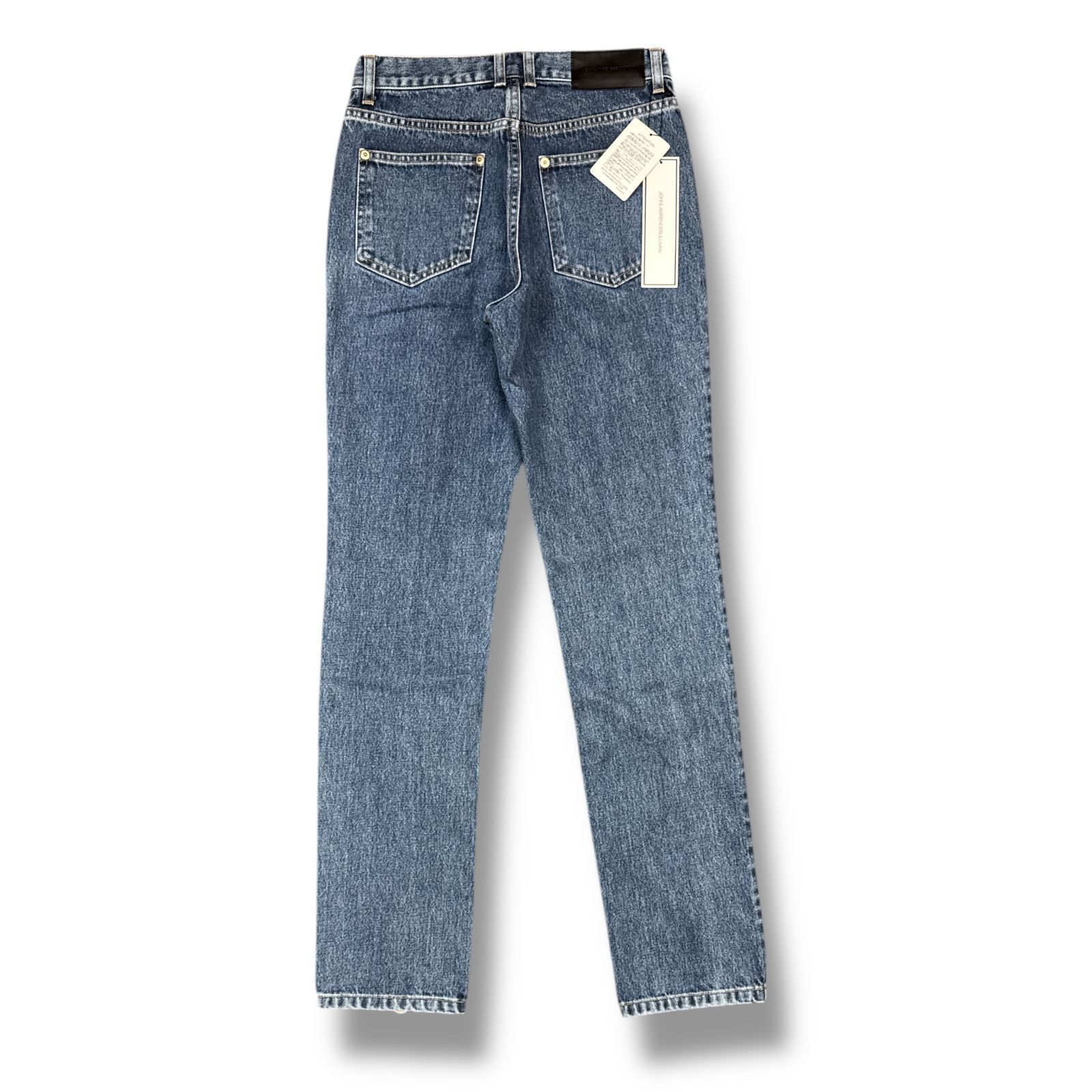 未使用 JOHN LAWRENCE SULLIVAN 24AW Womens washed denim zipped 