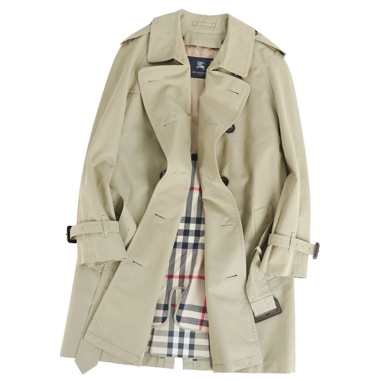 極美品 バーバリー ロンドン BURBERRY LONDON コート ライナー付 
