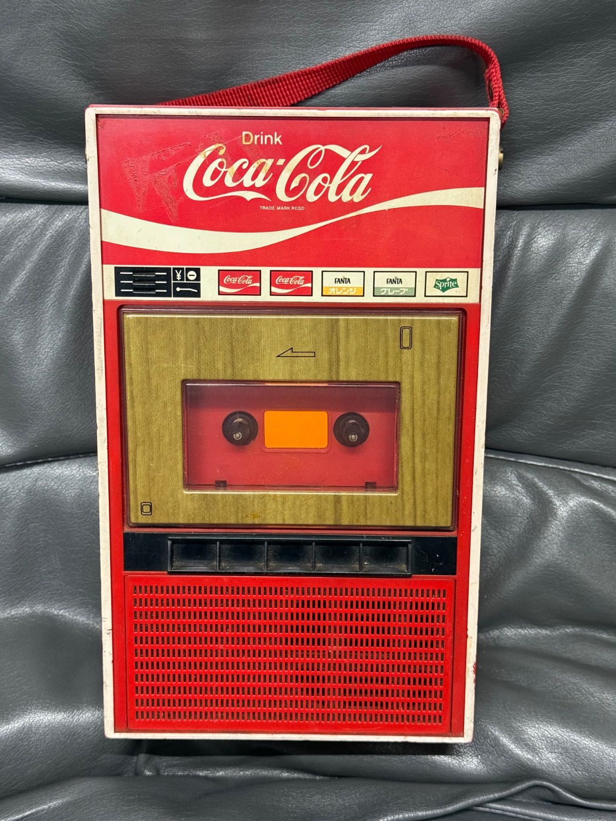 コカコーラ 自販機型 カセットテープレコーダー 電源コード レトロ