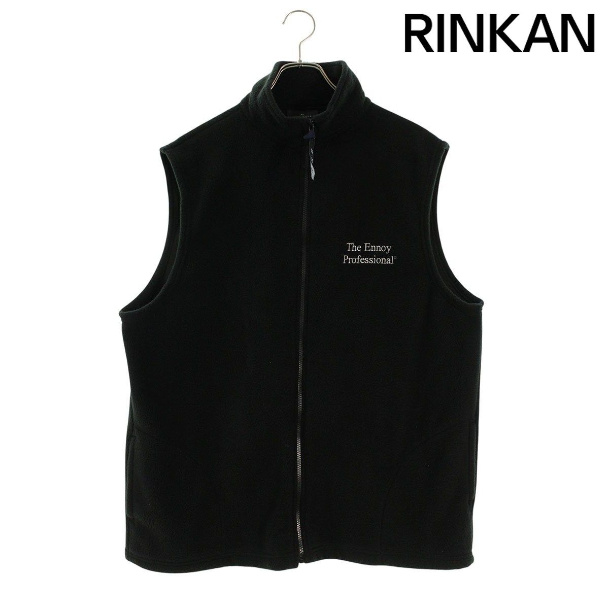 エンノイ ロゴ刺繍フリースベスト メンズ XL - メルカリ