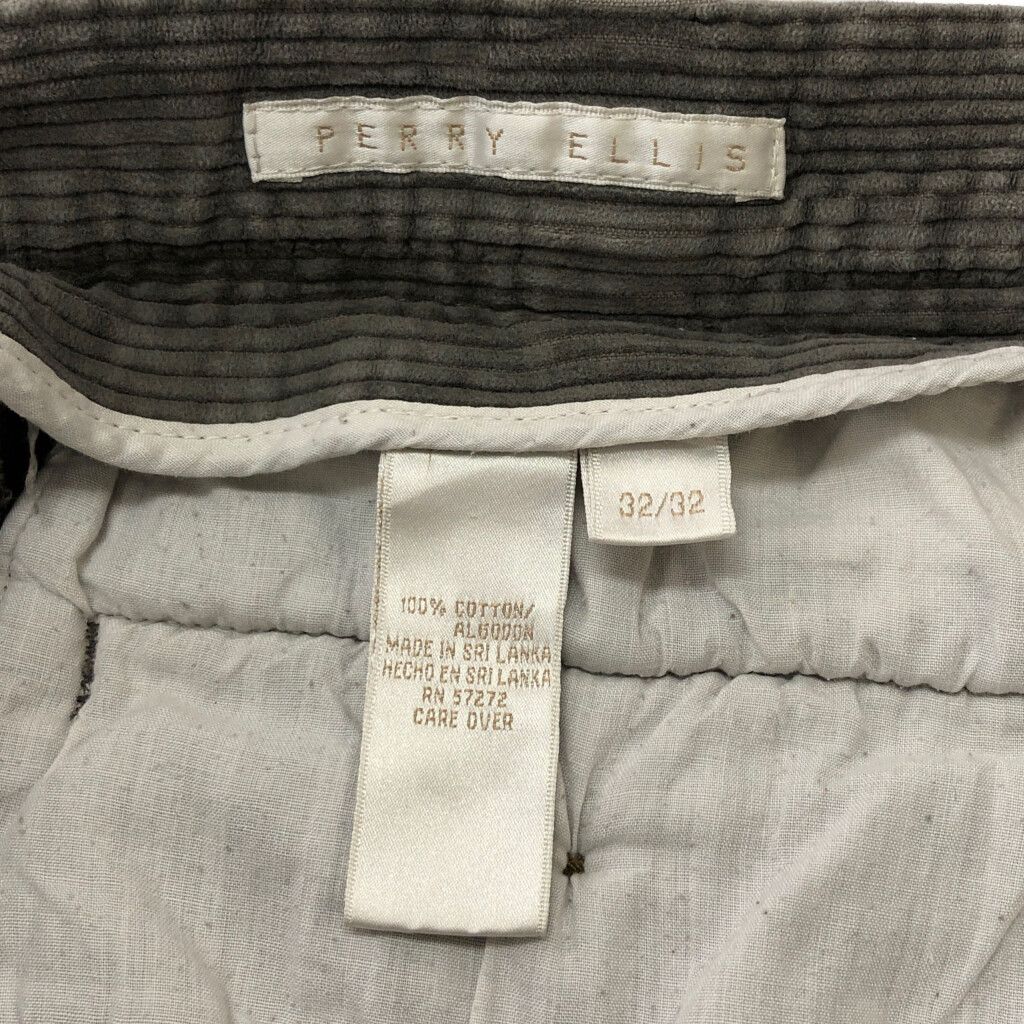 90年代 PERRY ELLIS ペリー エリス コーデュロイパンツ グレー(メンズ