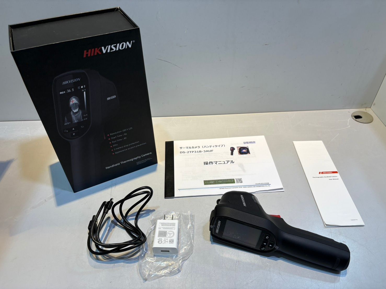 ◆保管品 HIKVISION ハイクビジョン ハンディサーマルカメラ DS-2TP31B-3AUF 箱付き 新古品◆20292★ の商品写真