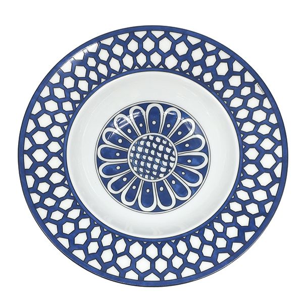 エルメス HERMES 食器 ブルーダイユール スーププレート 21cm 2枚