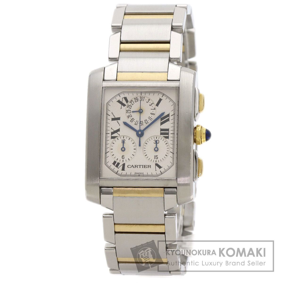CARTIER カルティエ W51004Q4 タンクフランセーズ クロノリフレックス