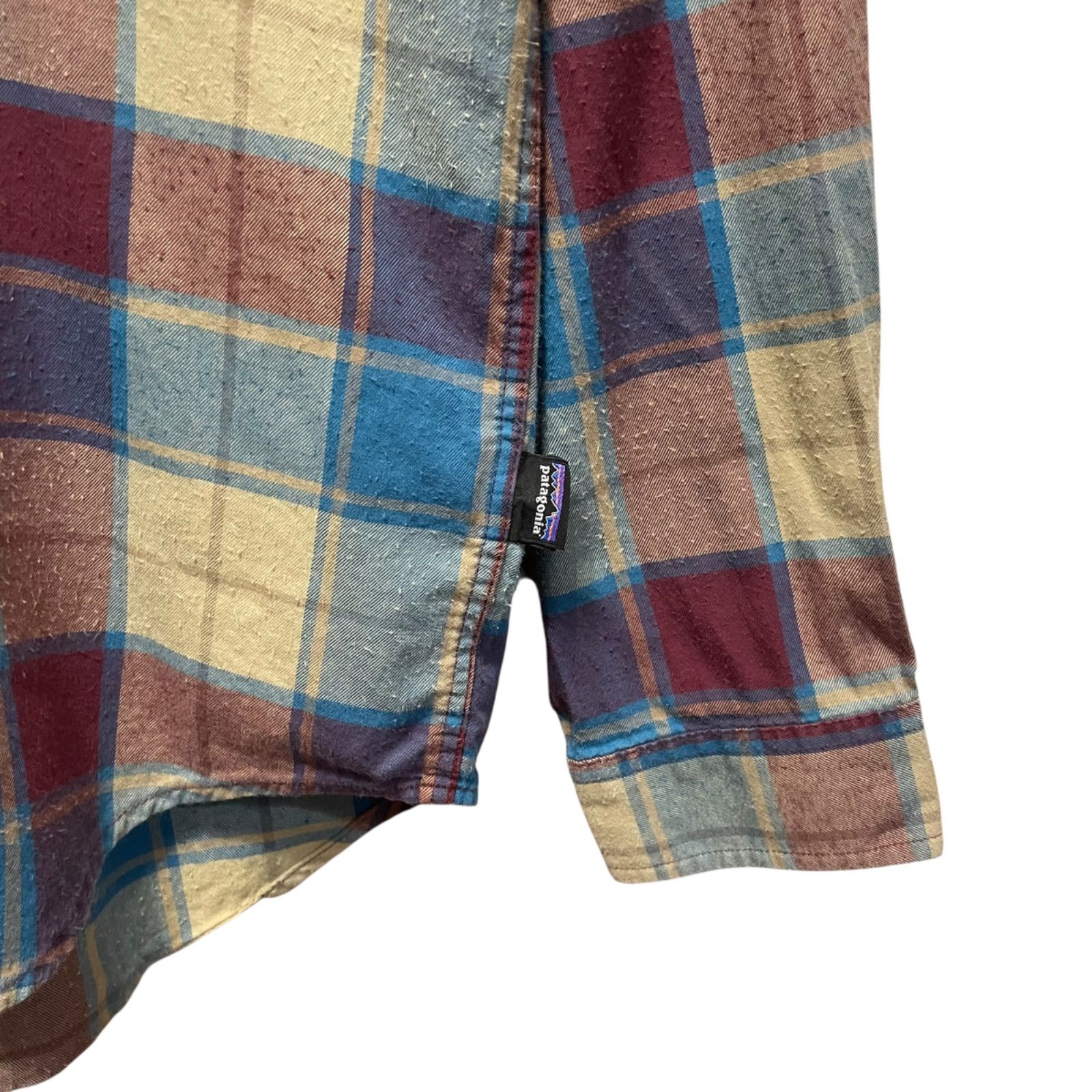 14s patagonia Pima Cotton Shirt チェック柄 パタゴニア ピマコットン