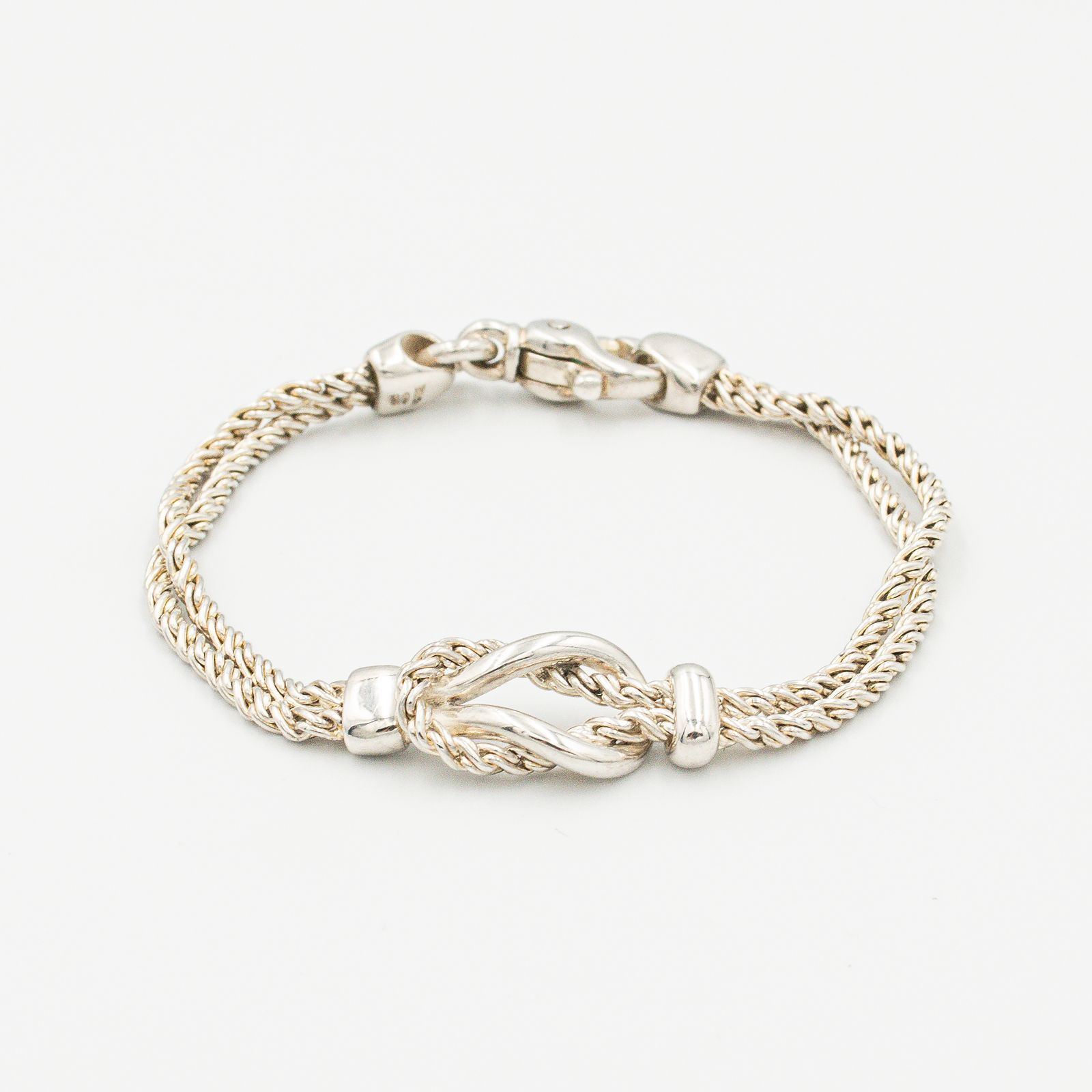 ヴィンテージ ティファニー センターノット ダブルロープ ブレスレット