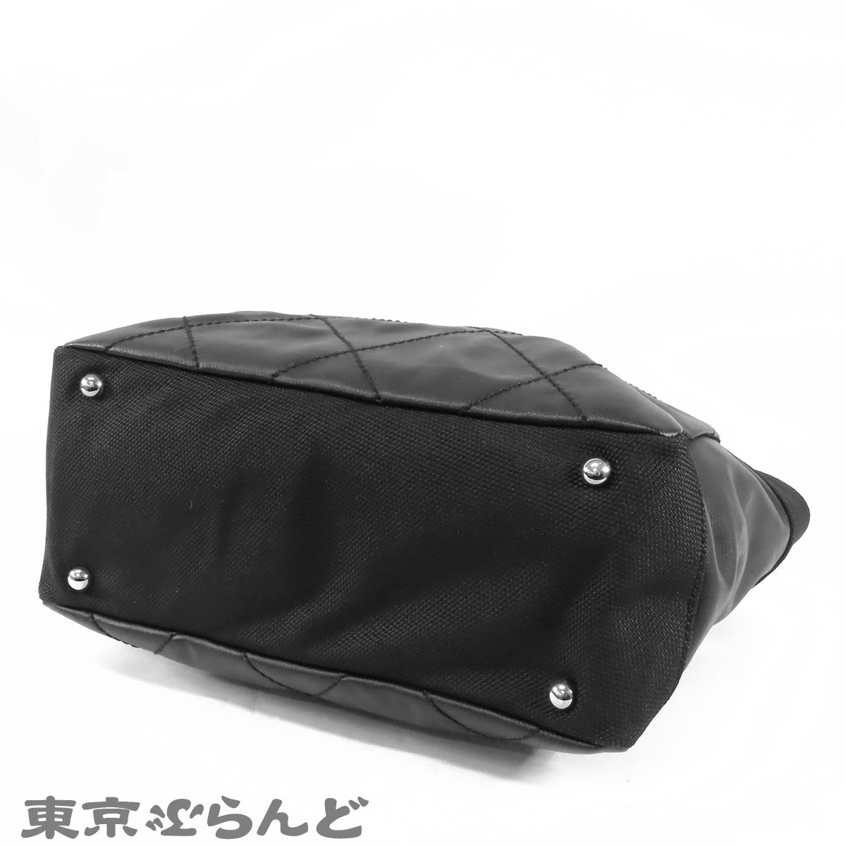 シャネル CHANEL パリビアリッツ PM A34208 ブラック 黒 シルバー金具 