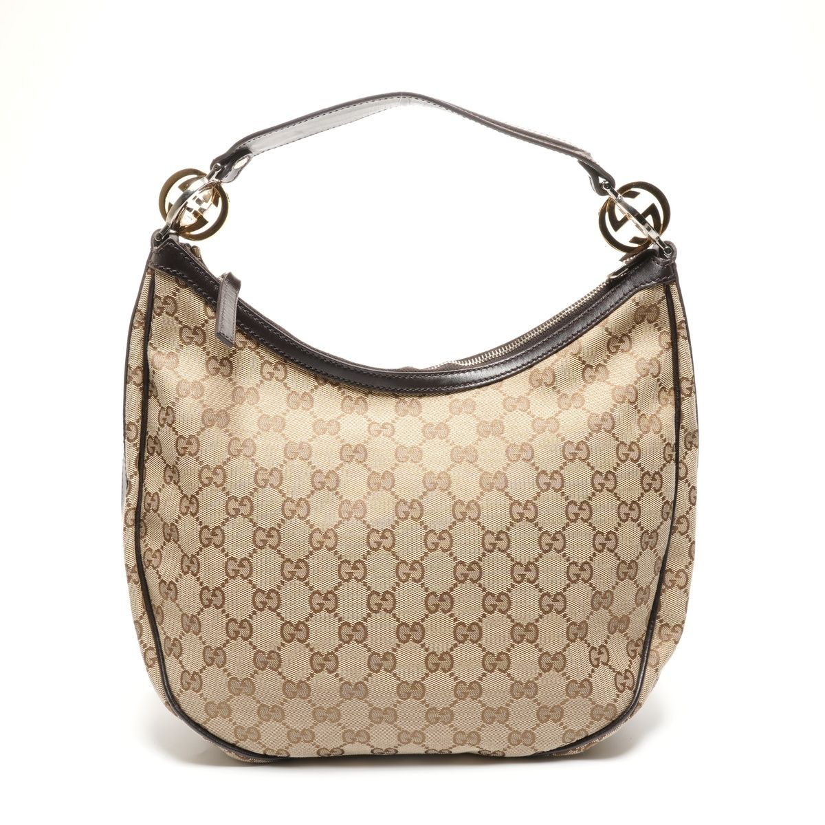 GUCCI グッチ ショルダーバッグ GGキャンバス ワンショルダー【中古 