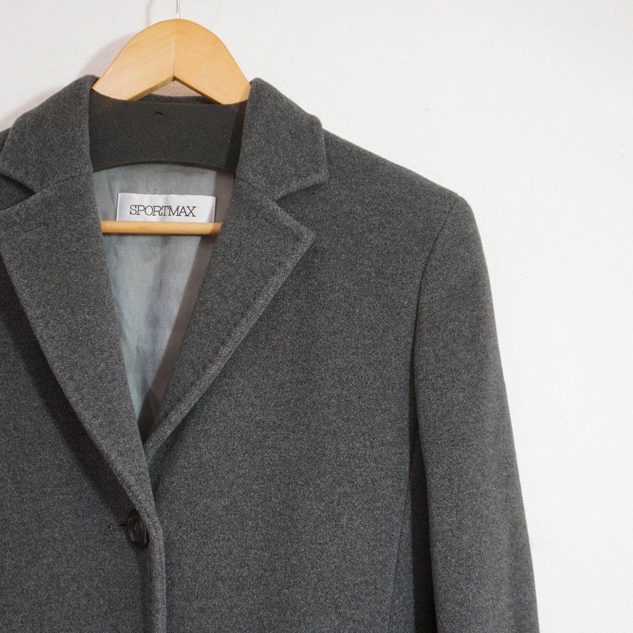 MAX Mara SPORT MAX (36) カシミヤ混 ウールアンゴラ チェスターコート