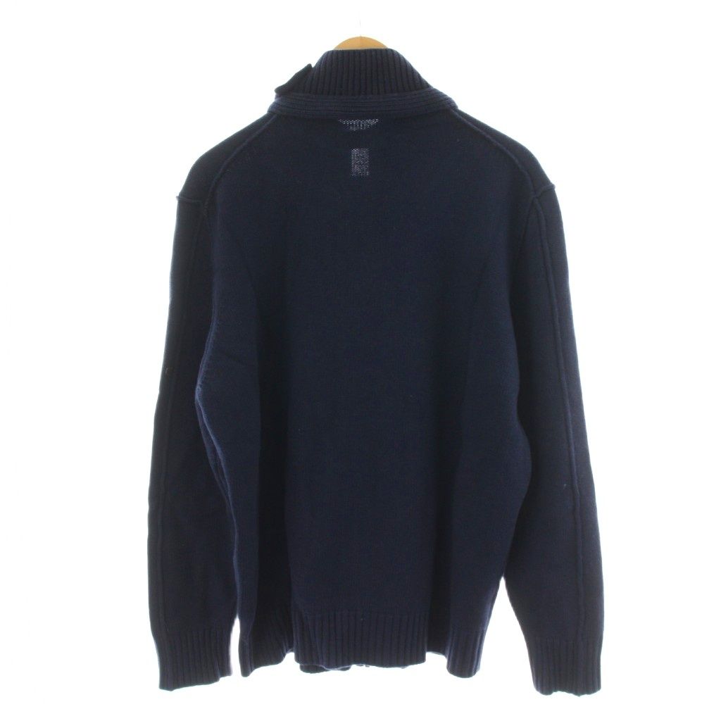 ストーンアイランド STONE ISLAND ニットカーディガン ウール 3XL 紺