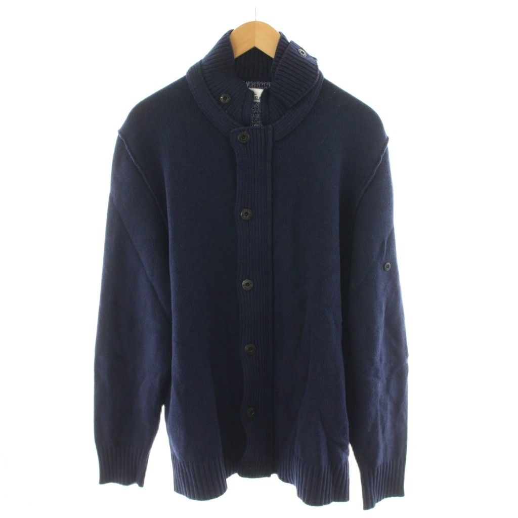 ストーンアイランド STONE ISLAND ニットカーディガン ウール 3XL 紺
