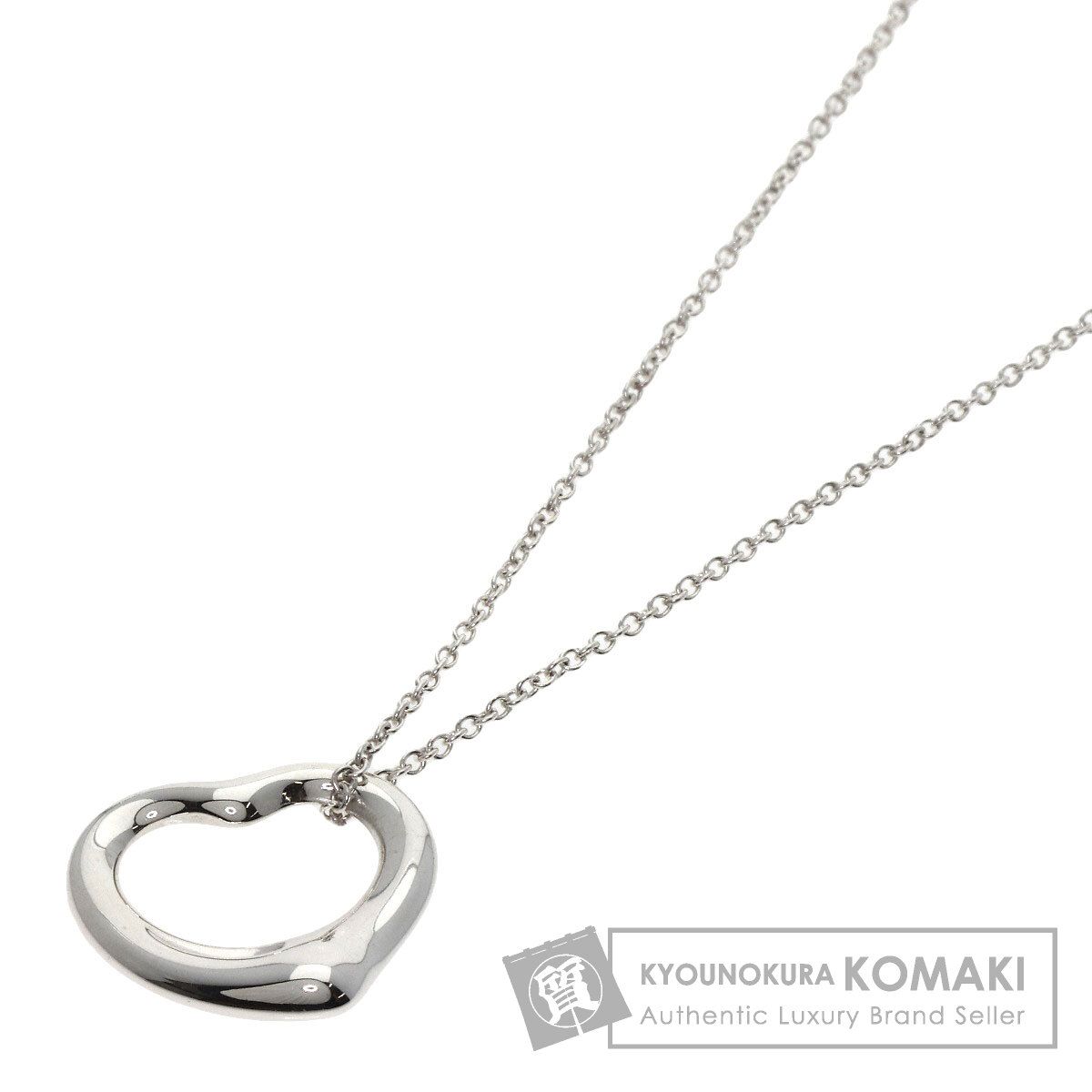 TIFFANY&Co. ティファニー オープンハート ネックレス SV レディース