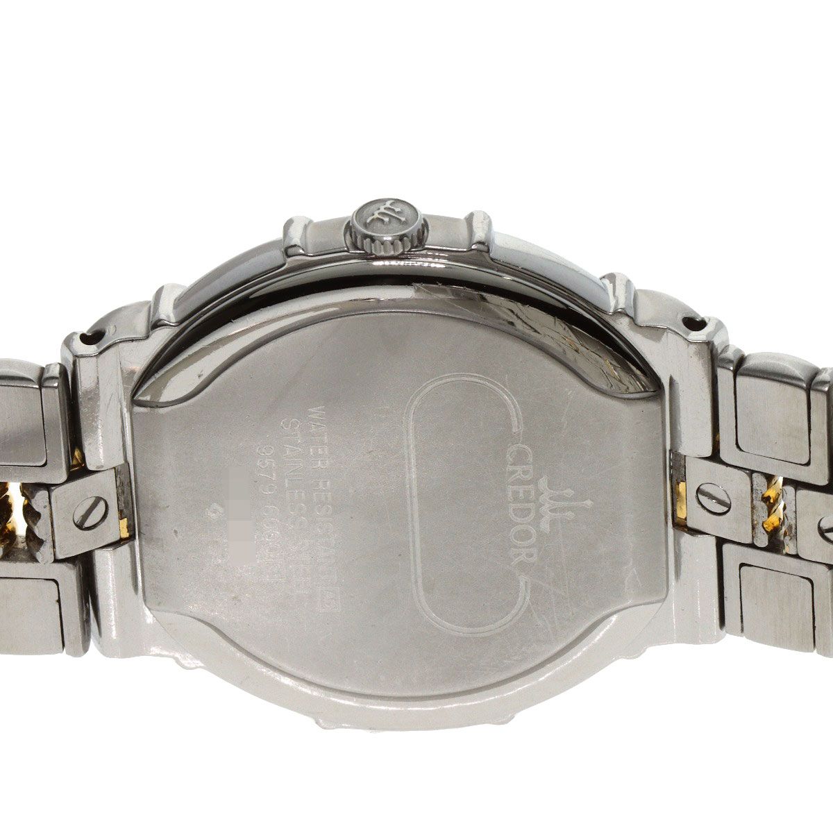 SEIKO セイコー 9579-6000 クレドール エントラータ 腕時計 SS SSxGP 
