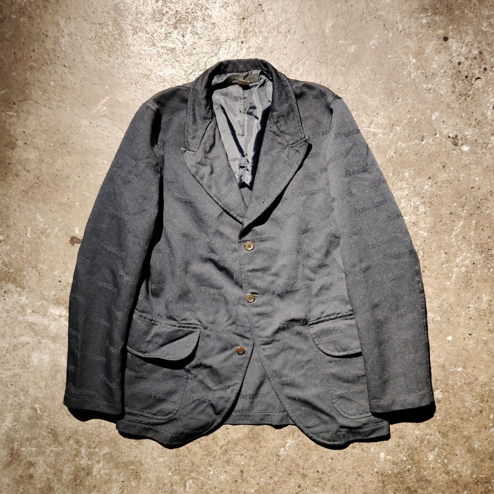 COMME des GARCONS SHIRT 24aw Freedom Logo ポリ縮ジャケット XL 