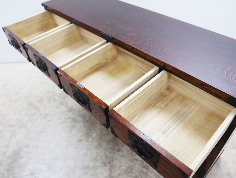 ◇展示品◇ 岩谷堂箪笥 民芸家具 伝統工芸 横長箪笥/整理箪笥 収納/和