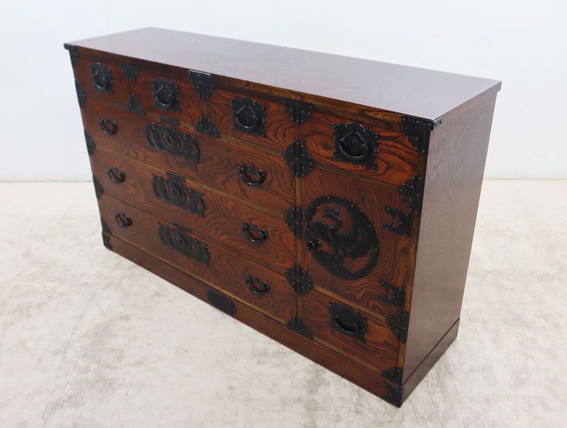 ◇展示品◇ 岩谷堂箪笥 民芸家具 伝統工芸 横長箪笥/整理箪笥 収納/和