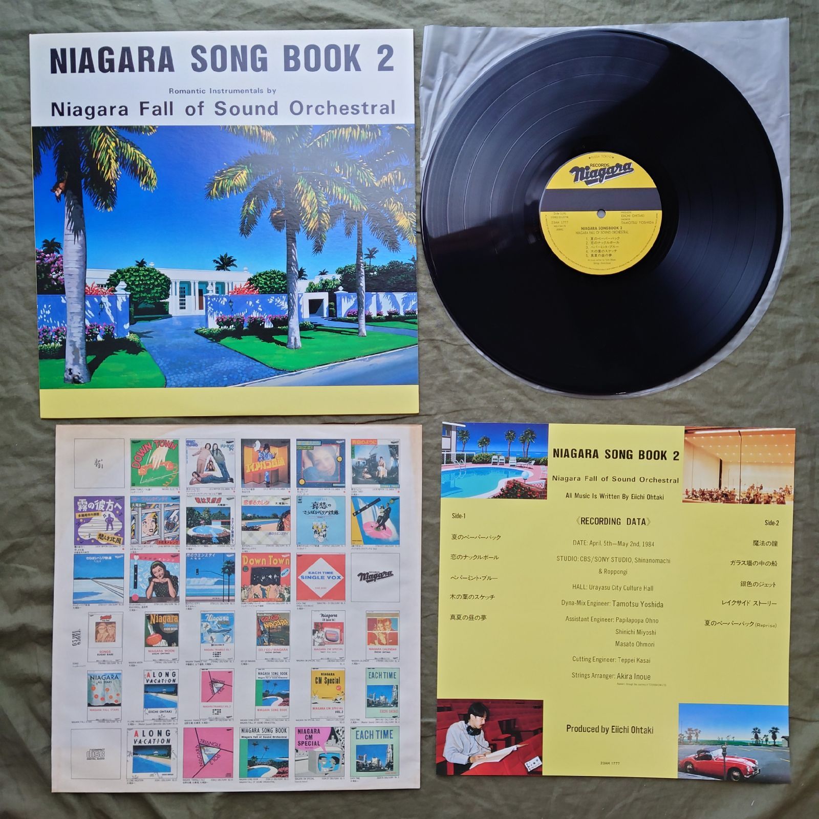 傷なし美盤 良ジャケ 1984年 大瀧詠一 LPレコード Niagara Song Book 2