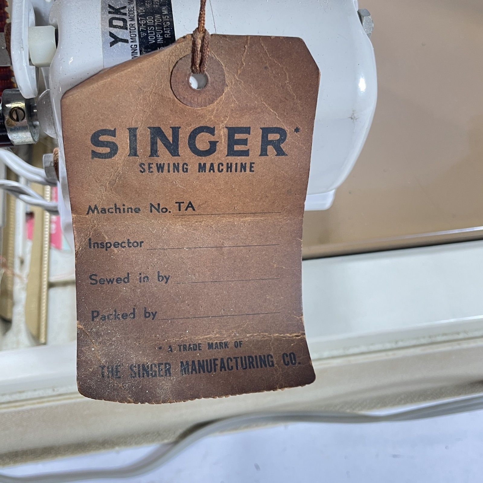 ☆ 希少！ SINGER シンガー ミシン 足踏みミシン 191U ケース付属 