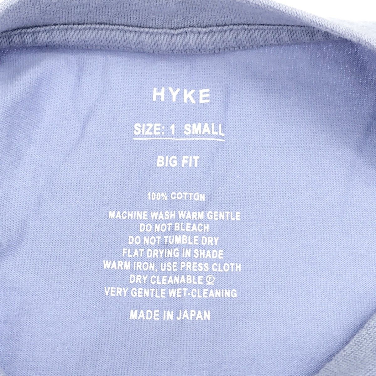 HYKE ハイク 24SS CROPPED SHORT-SLV TEE クロップドTシャツ 241-12378 