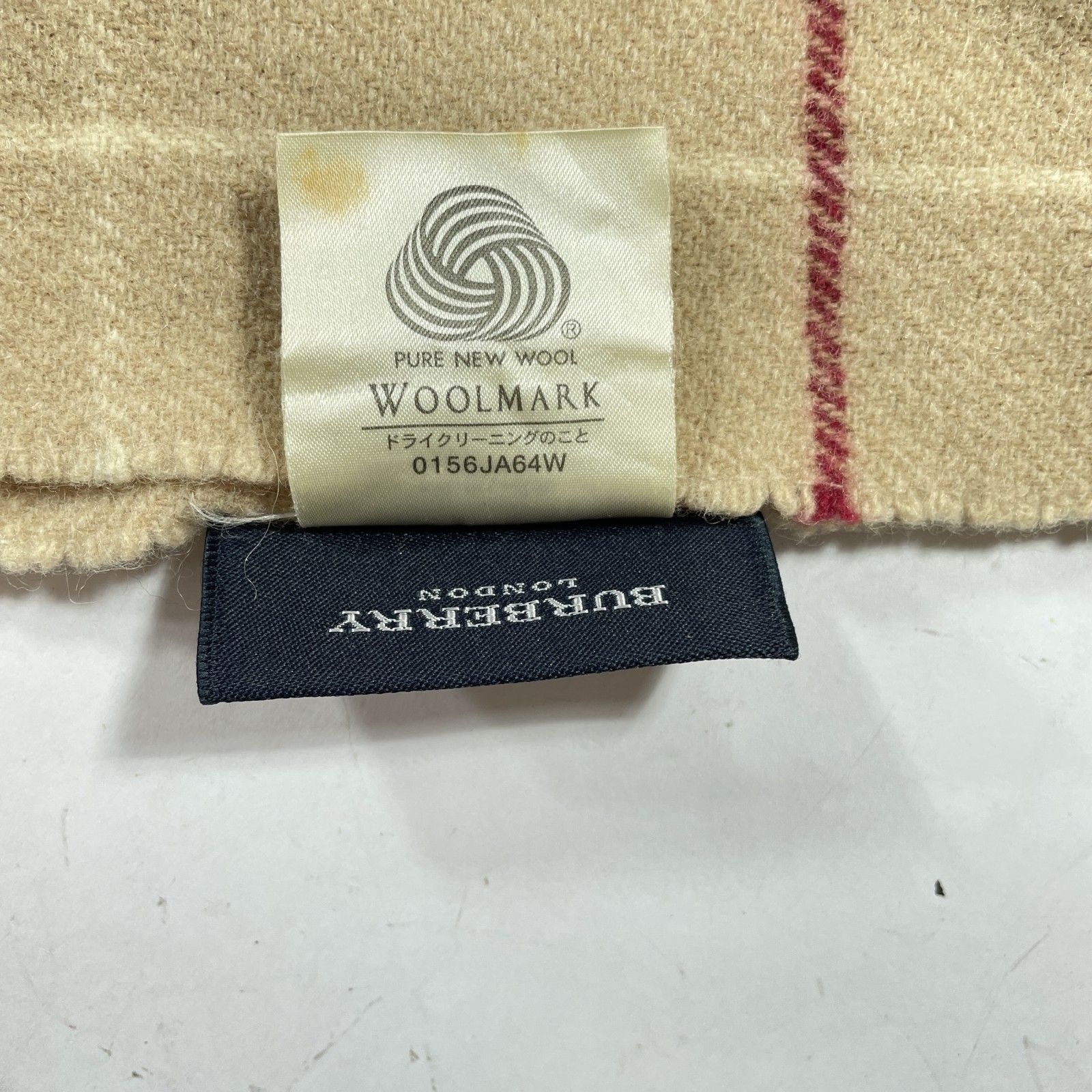 ☆ BURBERRY バーバリー マフラー チェック柄 ブランケット ひざ掛け