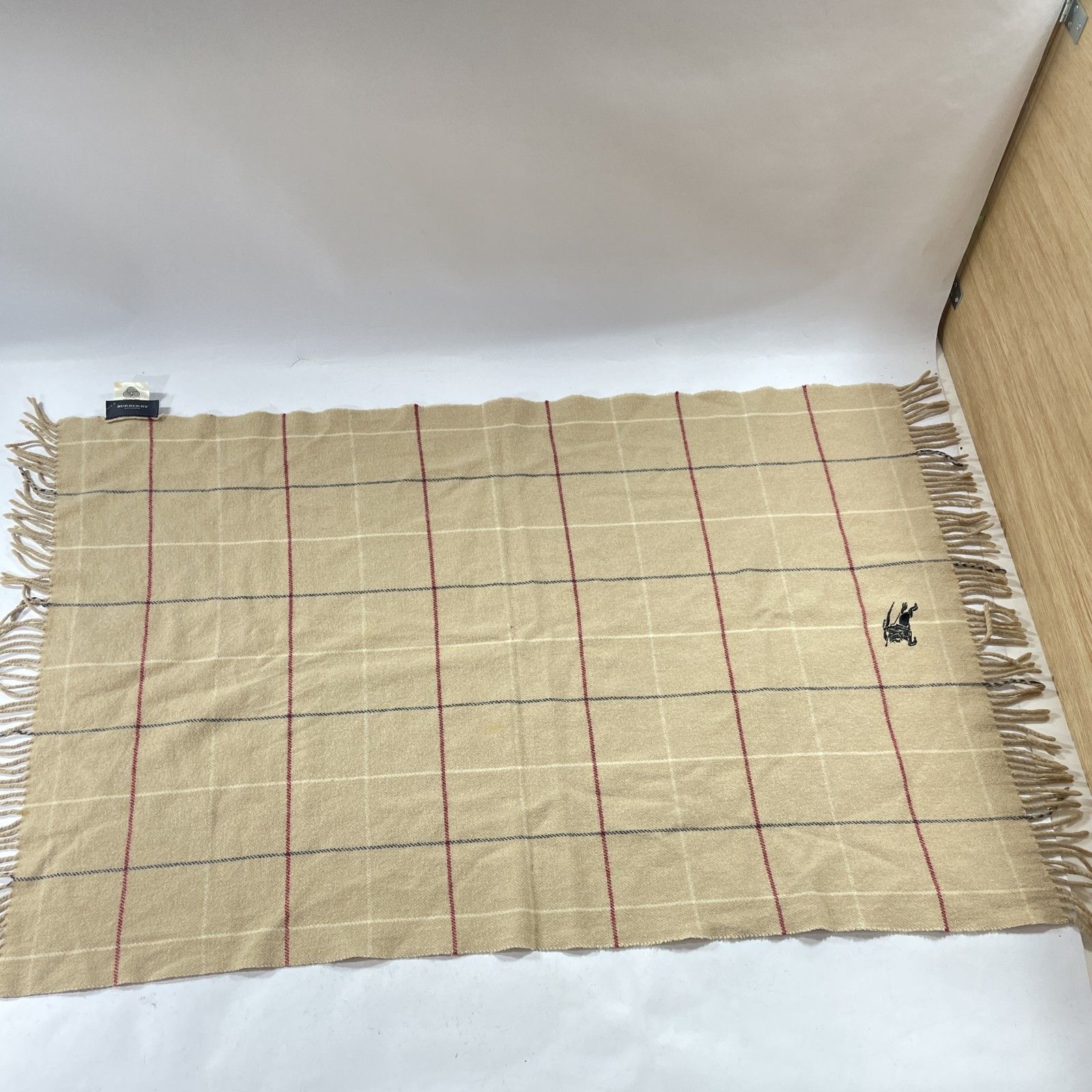 ☆ BURBERRY バーバリー マフラー チェック柄 ブランケット ひざ掛け