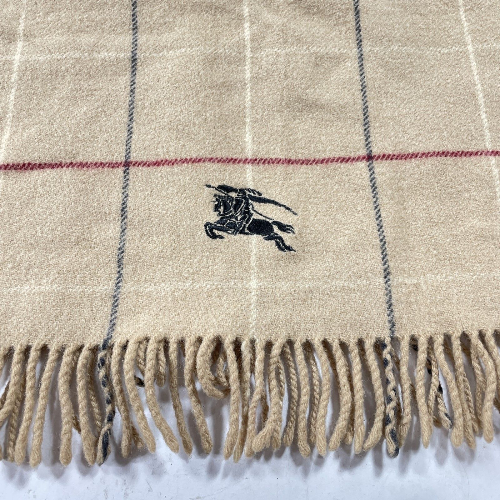 ☆ BURBERRY バーバリー マフラー チェック柄 ブランケット ひざ掛け