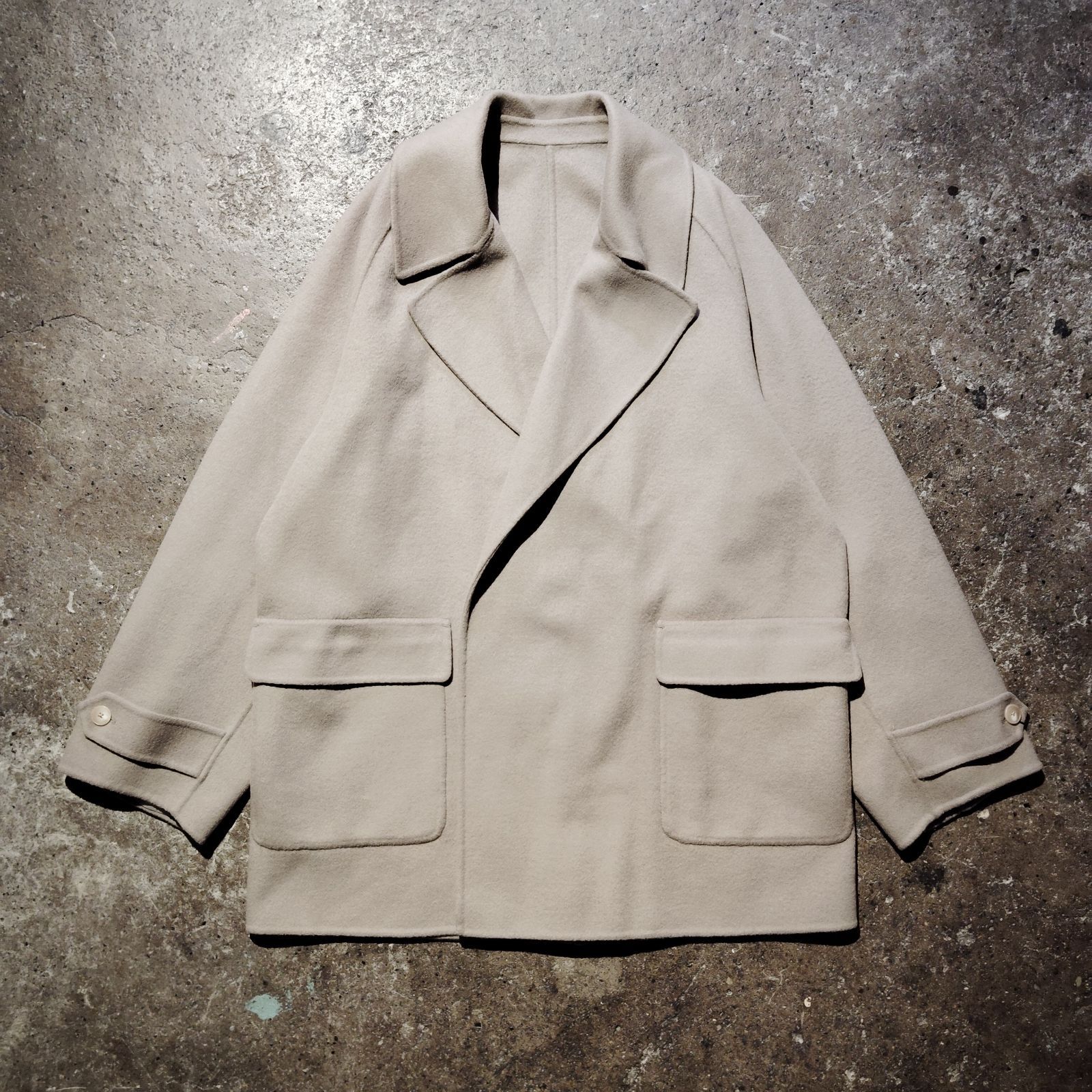 YLEVE イレーヴ 24aw 2024aw LAMBWOOL DOUBLE CLOTH SHORT COAT 