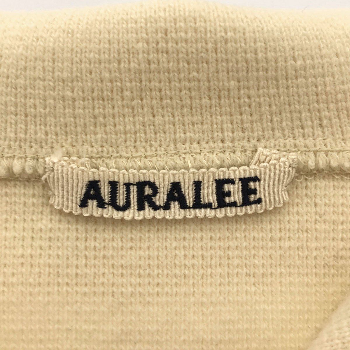 AURALEE オーラリー 23AW HEAVY MILANO RIB KNIT ZIP TURTLE ヘビー 