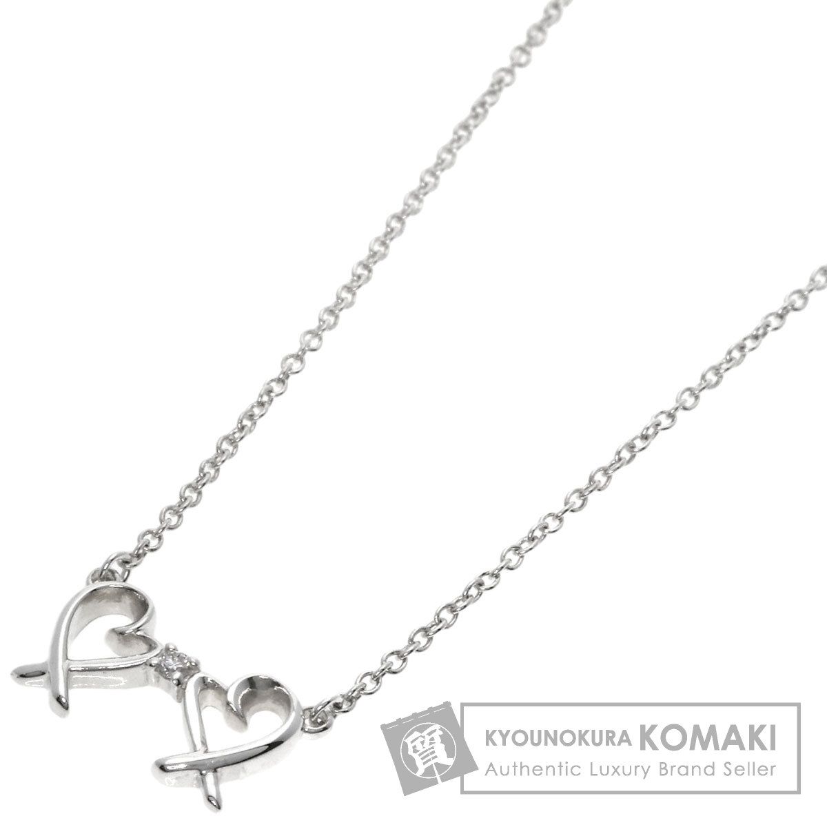 TIFFANY&Co. ティファニー ダブルラビングハート 1P ダイヤモンド 