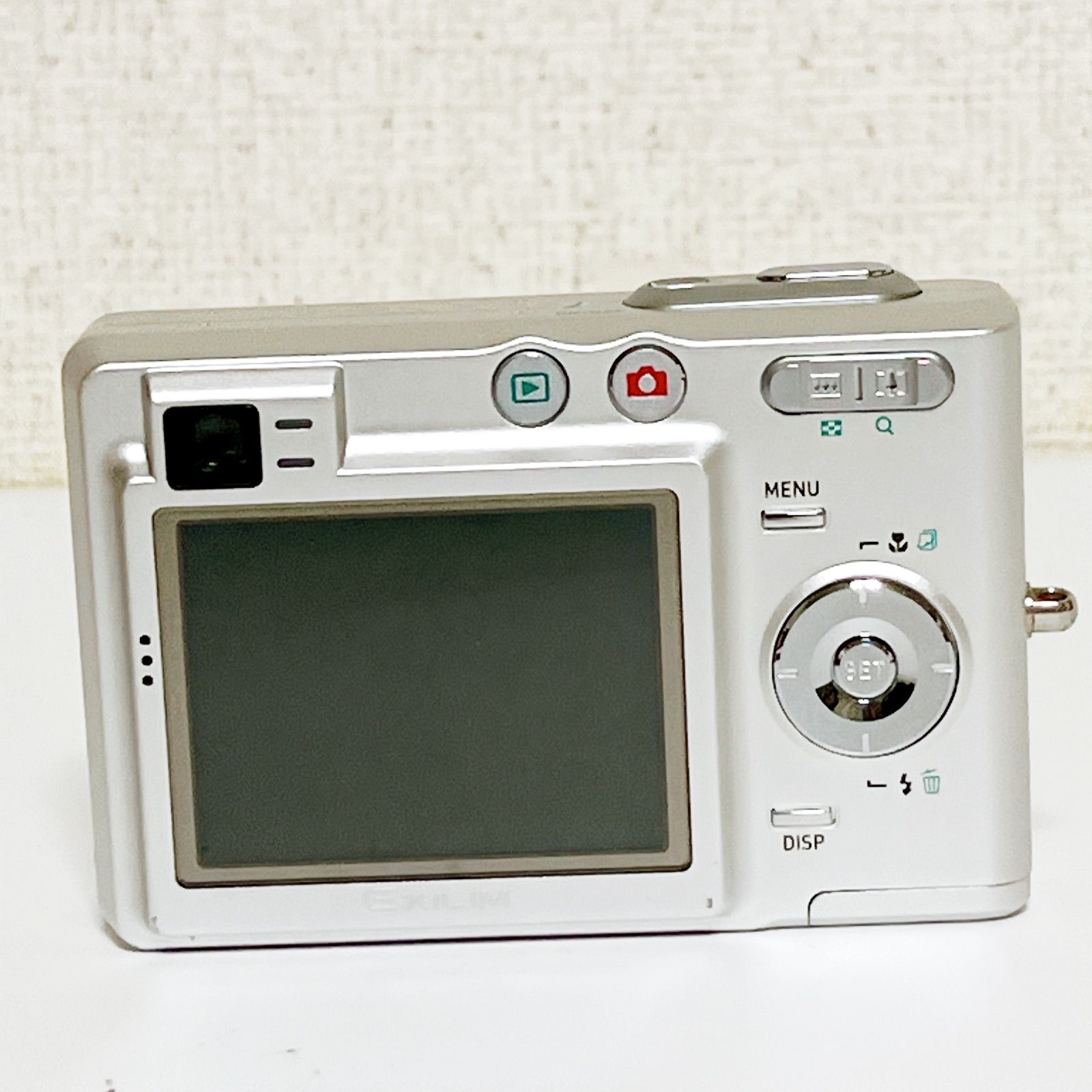 EXILIM EX-Z50 シルバー CASIO コンデジ 5MP 光学3倍ズーム クレードル 