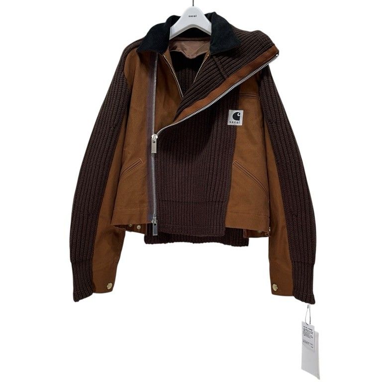 sacai × carhartt WIP 25AW Duck x Wool Knit Blouson ニット