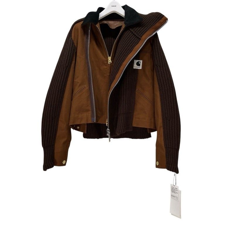 sacai × carhartt WIP 25AW Duck x Wool Knit Blouson ニット