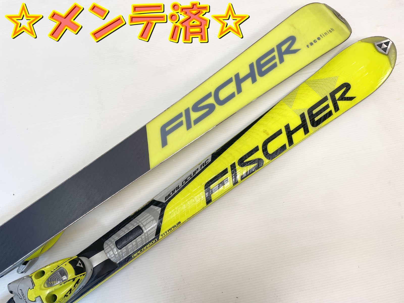 ◇メンテ済◇ スキー FISCHER RC4 WORLD CUP RC 175 cm + TYROLIA FR17 