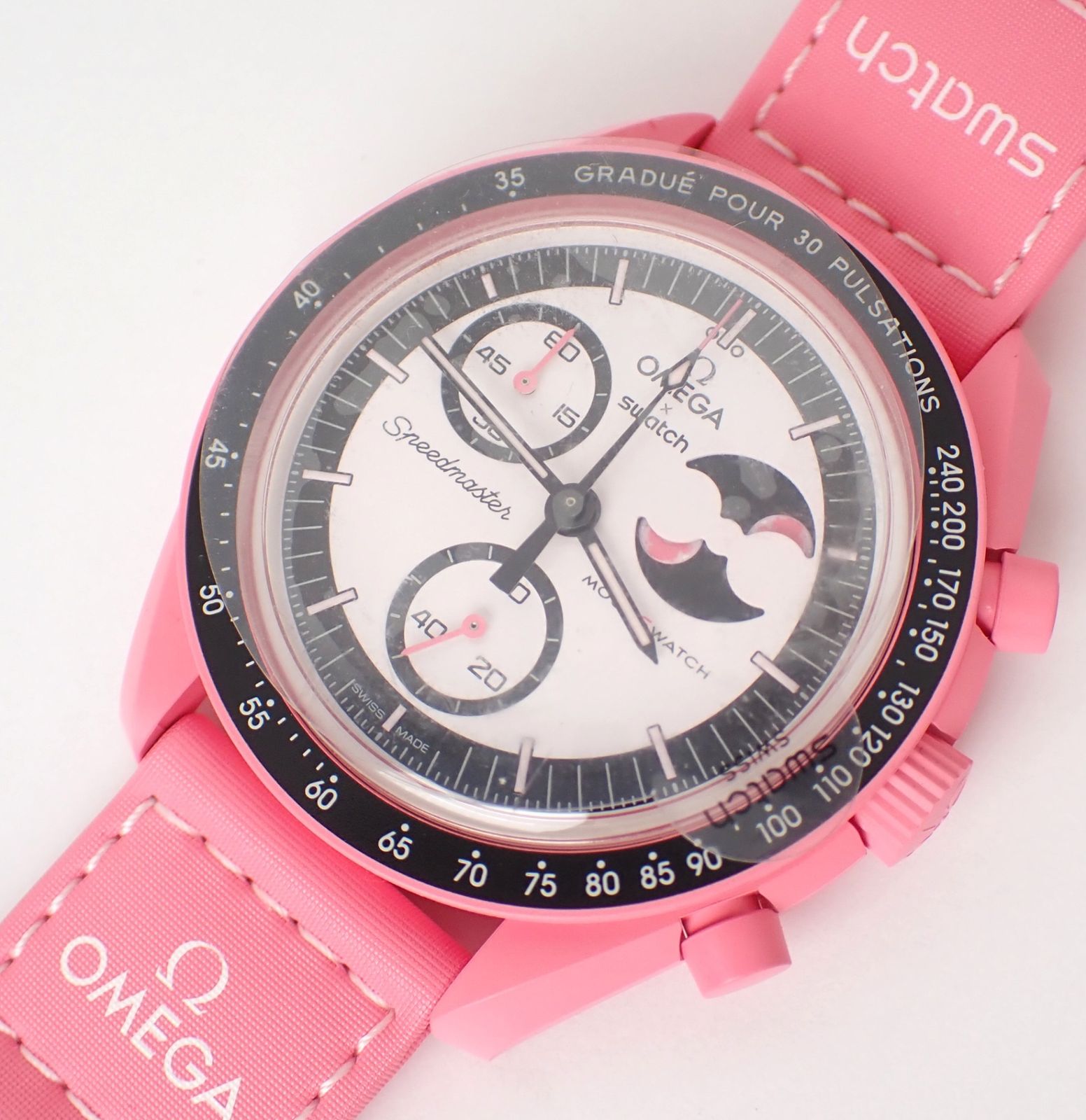 未使用品 OMEGA×swatch(オメガ×スウォッチ) ミッショントゥザピンク 