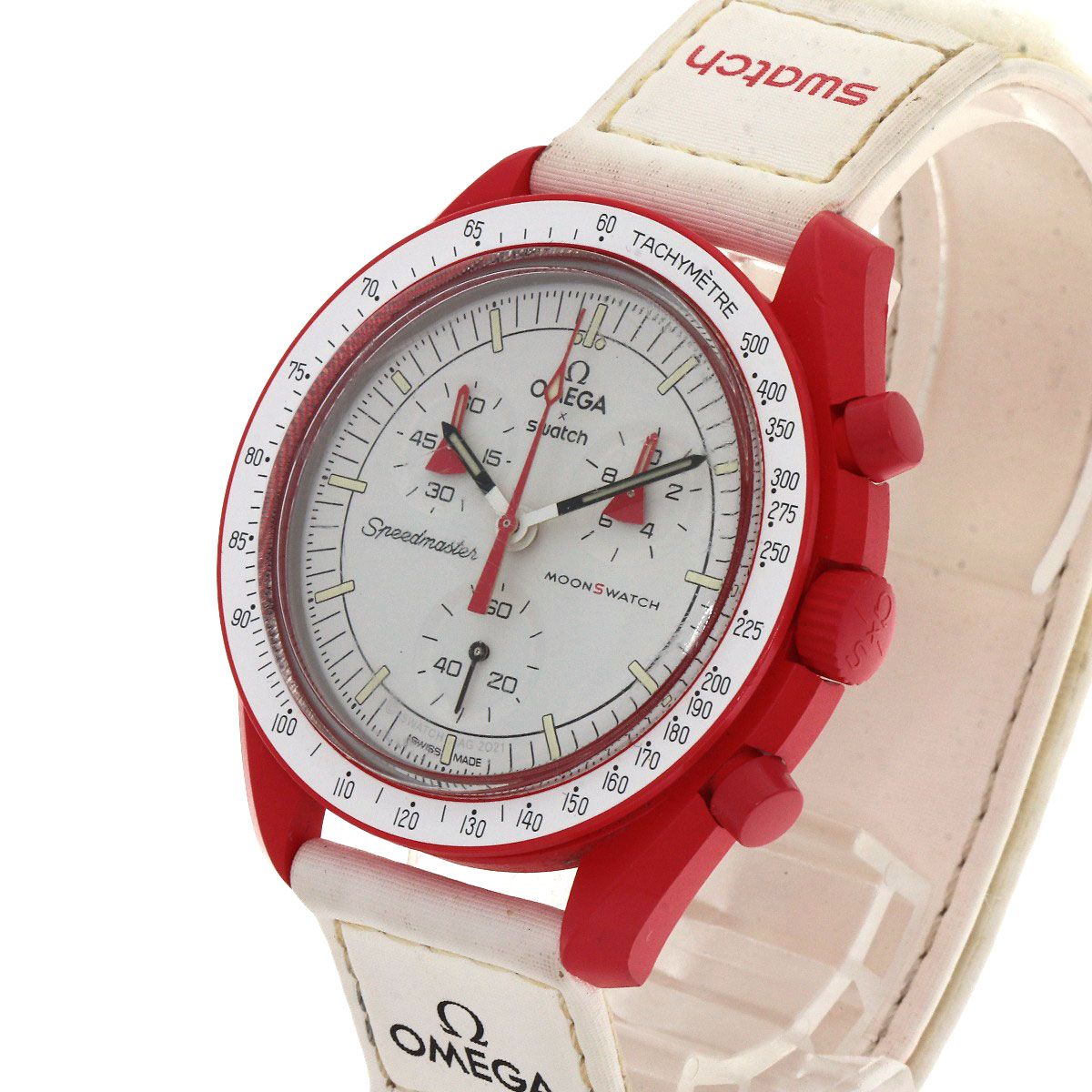 Swatch スウォッチ SO33R100 オメガ ムーンスウォッチ MISSION TO MARS