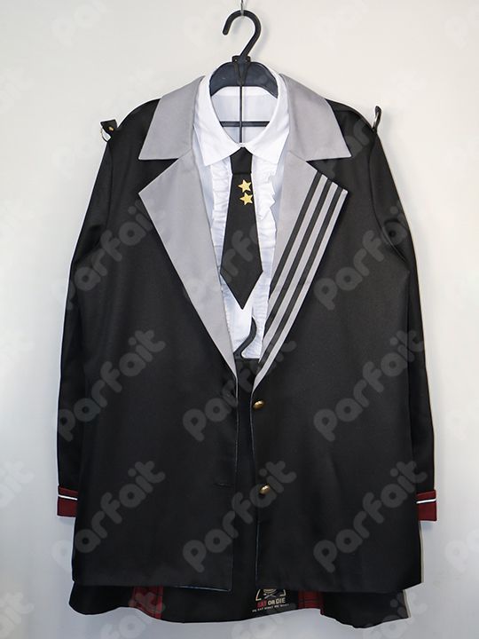 コスプレ衣装 ブルーアーカイブ 黒舘ハルナ 男性XLサイズ ウィッグ付き