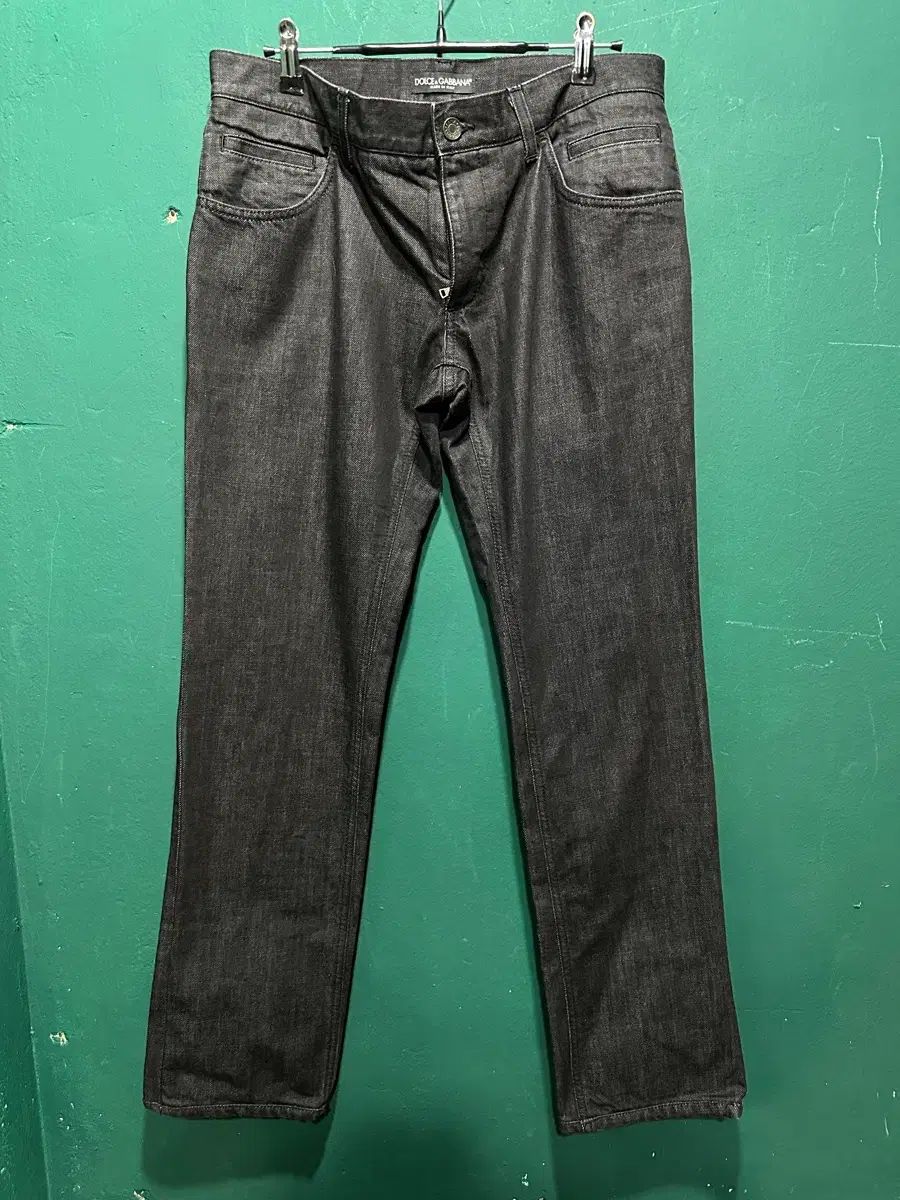 Dolceu0026Gabbana ドルチェ＆ガッバーナ パッチ ブラックデニムパンツ 30-31