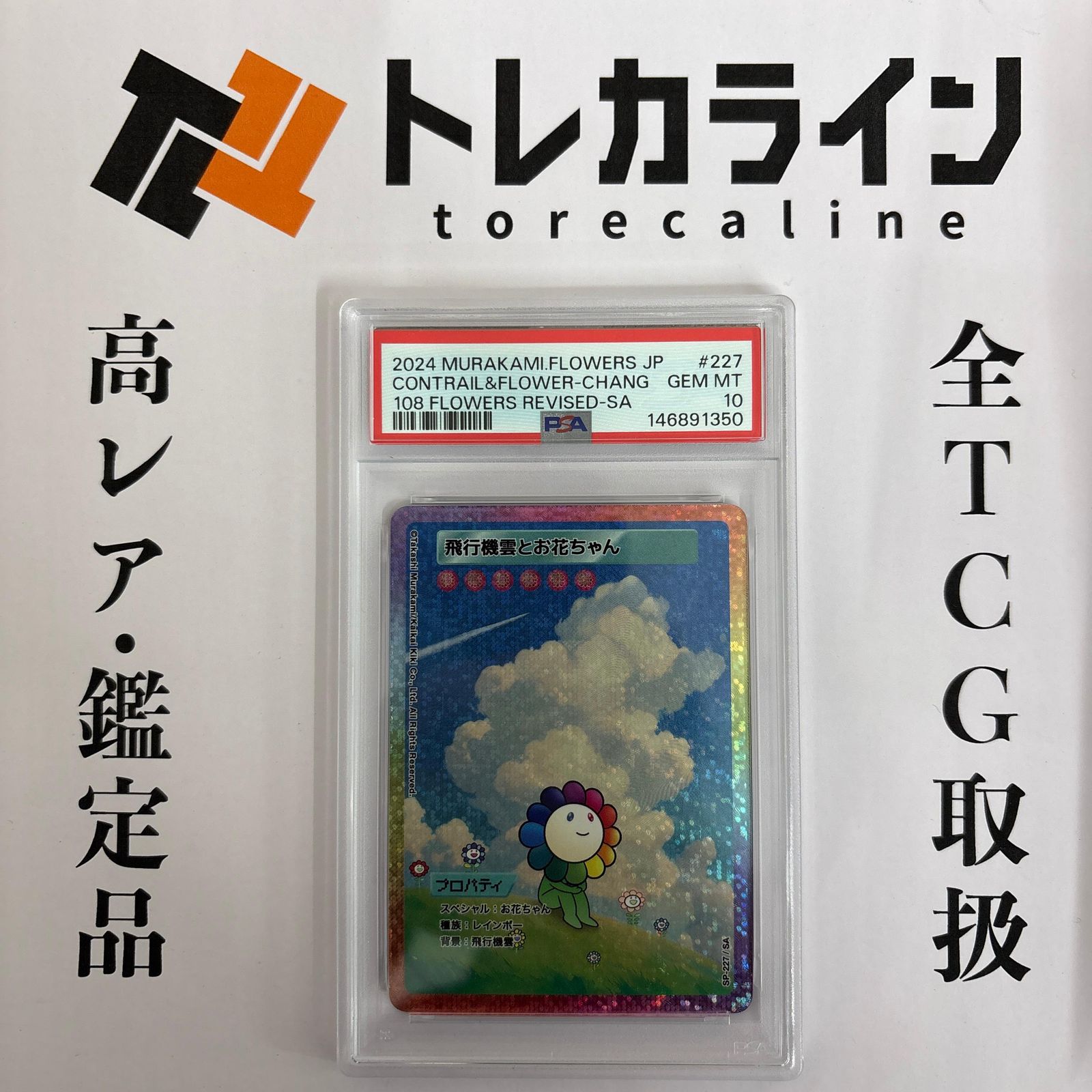 村上フラワーズ 飛行機雲とお花ちゃん 108 Flowers Revised SA PSA10