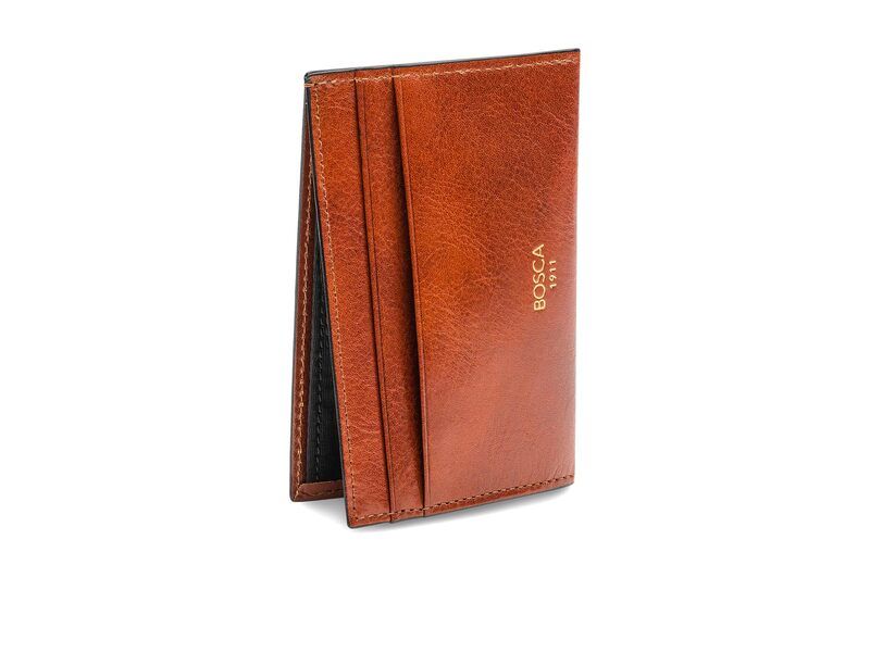 ボスカ メンズ アクセサリー 財布 レザー Bosca Old Leather Collection Weekend Wallet Amber アンバー