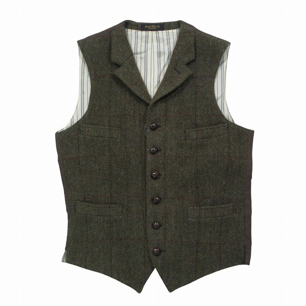 RRL ダブルアールエル ラルフローレン ツイード ジレ ベスト ウール 