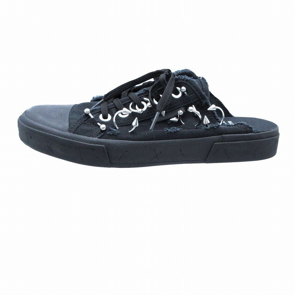 BALENCIAGA バレンシアガ デストロイ コットン ミュール ピアス BALENCIAGA バレンシアガ デストロイ コットン ミュール ピアス