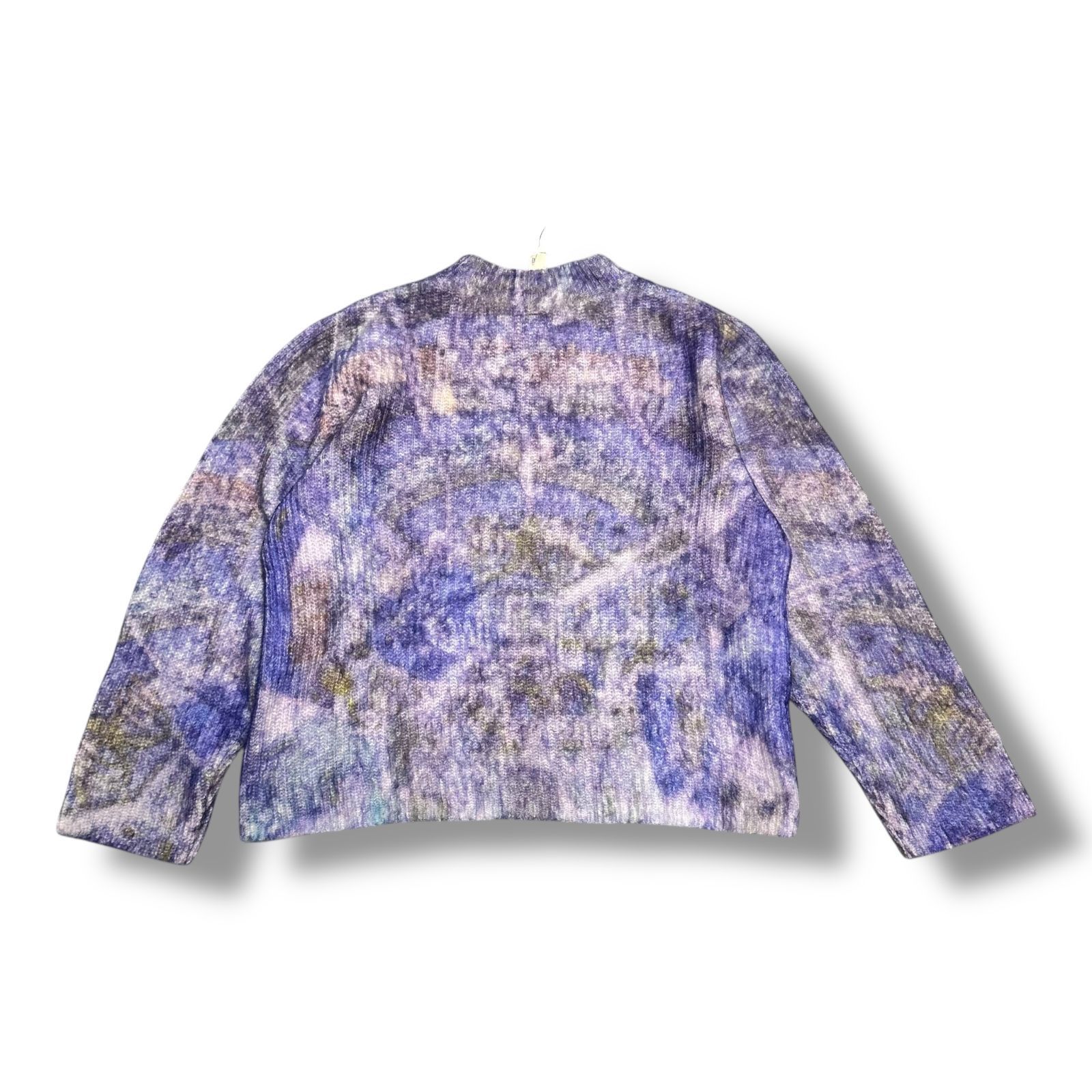 参考上代99000円 未使用 SHINYAKOZUKA  24AW DIVE INTO KNITTED FEAST ニット セーター シンヤコヅカ 2402SK100 パープル M （99101A） 参考上代99000円 未使用 SHINYAKOZUKA 24AW DIVE INTO KNITTED FEAST